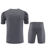 25/26  Feyenoord Dark gray Double zippers pockets Training Short Suit