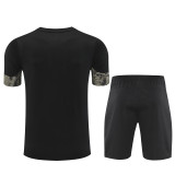 25/26 PSV Black Camouflage style Double zippers pockets Training Short Suit
