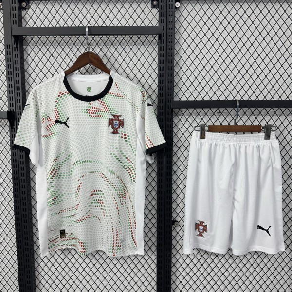 25/26 Portugal Away  Adult Set of clothes Soccer Jersey