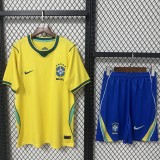 26/27 Brazil Home Adult Set of clothes Soccer Jersey