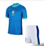 2024 Brazil  Away  Adult Set of clothes Soccer Jersey