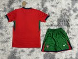 24/25 Portugal Ｈome  Adult Set of clothes Soccer Jersey