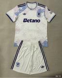 25/26 Aston Villa 2nd Away  Adult Set of clothes Soccer Jersey