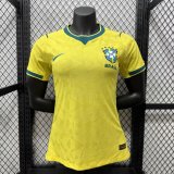 2026 Brazil Home Gyound  Women Soccer Jersey#女