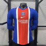 26/27 PSG Home Ground Long Sleeve Player Version Soccer Jersey
