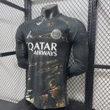 26/27 PSG 3nd Away Long Sleeve Player Version Soccer Jersey