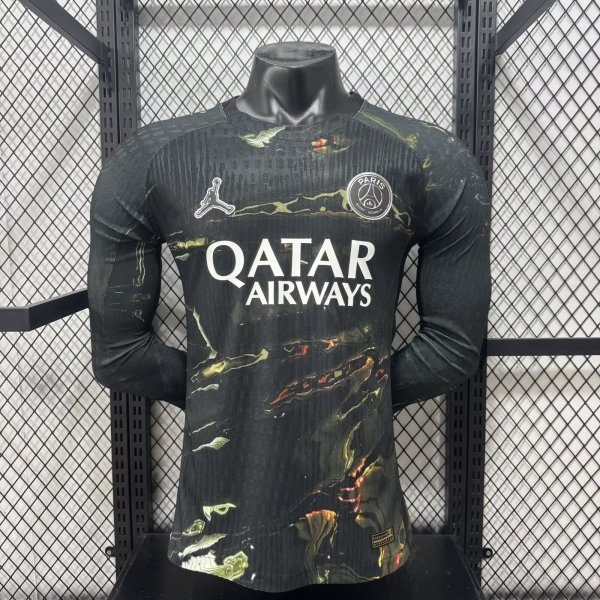 26/27 PSG 3nd Away Long Sleeve Player Version Soccer Jersey