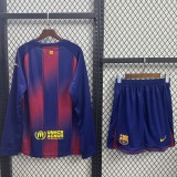 25/26 BAR Home Ground Long sleeves  Adult Set of clothes Soccer Jersey