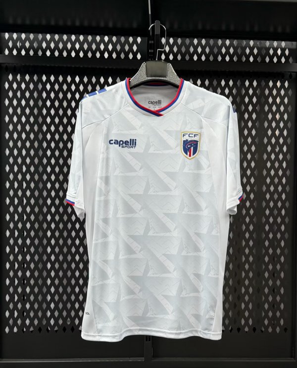 26-27 Cabo Verde Away white Fans Soccer Jersey