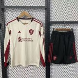 25/26 LIV Away Long sleeves  Adult Set of clothes Soccer Jersey