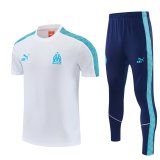 26/27 Marseille White Round neck Training Pants Set