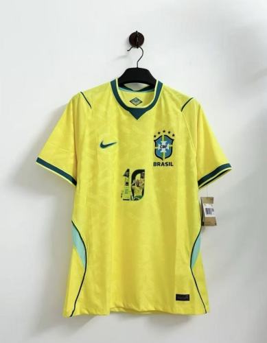 2026—27 Season Brazil Home Ground Neymar 10th Fans Soccer Jersey（图片号码）