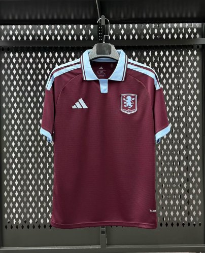 26/27  Aston Villa Home  Fans Soccer Jersey