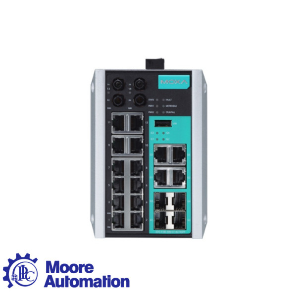 Moxa EDS-518E-4GTXSFP-T Ethernet switch brand new
