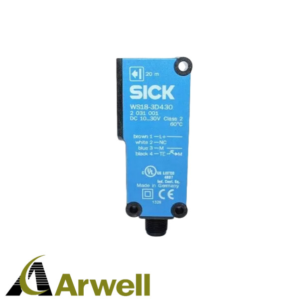 SICK WS18-3D430 Through-Beam Photoelectric Sensor