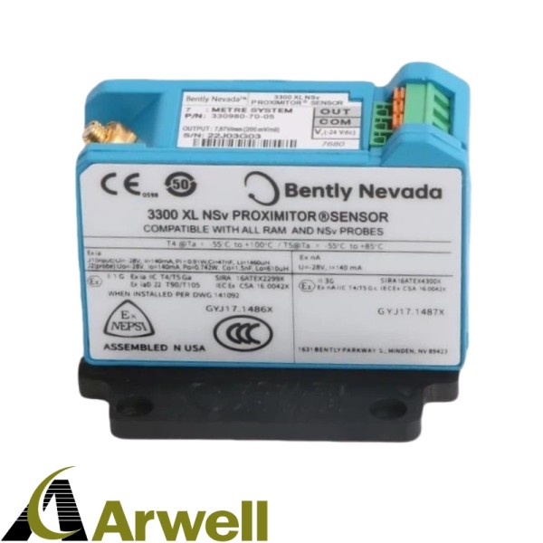 Bently Nevada 330980-70-00 3300 XL NSv Proximitor Sensor