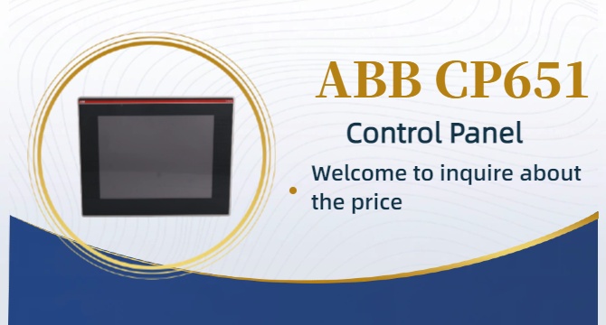ABB CP651 Control Panel Makes a Heavyweight Debut: Empowering ...