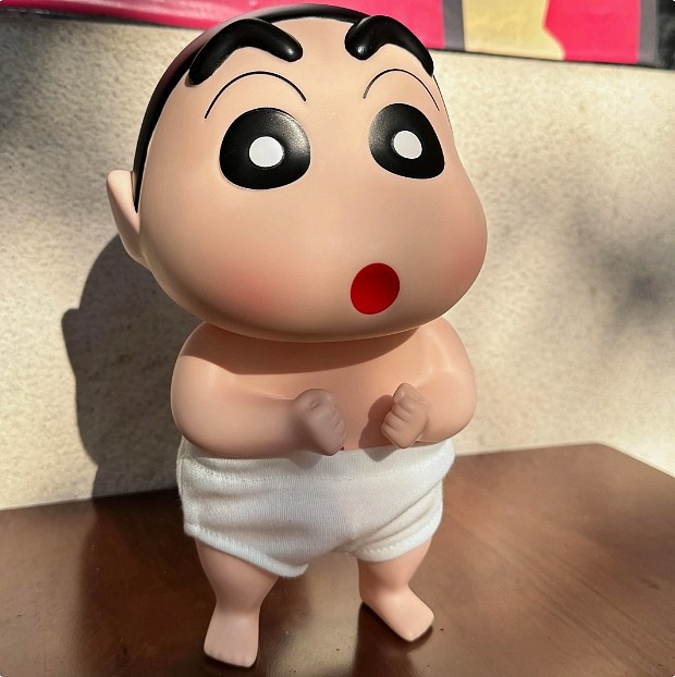 洗澡小新大象蠟筆小新
