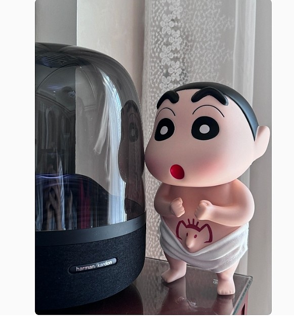 洗澡小新大象蠟筆小新