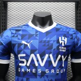 24-25 Al-Hilal Saudi Home Player Version Soccer Jersey