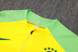 24-25 Brazil High Quality Half Pull Tracksuit