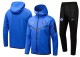 22-23 CHE Blue Hoodie Jacket Tracksuit#F400