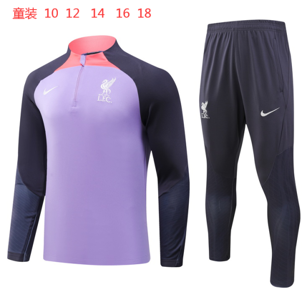 23-24 LIV High Quality Kids Half Pull Tracksuit