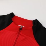 2024 NK Red Half Pull Tracksuit 