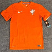 2014 Netherlands Home Retro Soccer Jersey