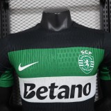 24-25 Sporting Lisbon Home Player Version Soccer Jersey