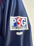 2001-2002 PSG Home Long Sleeve Retro Soccer Jersey