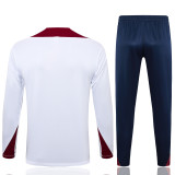 24-25 England High Quality Half Pull Tracksuit 