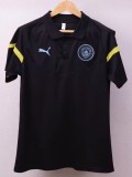 24-25 Man City Black Polo Short Sleeve