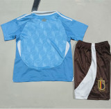 2024 Belgium European Cup Away Kids Soccer Jersey