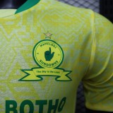 24-25 Mamelodi Sundowns Home Player Version Soccer Jersey