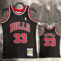 1996 BULLS PIPPEN #33 Black Retro Top Quality Hot Pressing NBA Jersey 1996 BULLS PIPPEN #33 Black Retro Top Quality Hot Pressing NBA Jersey