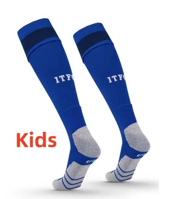 24-25 Ipswich Town Home Kids Socks