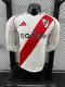 24-25 River Plate Home Player Version Long Sleeve Soccer Jersey