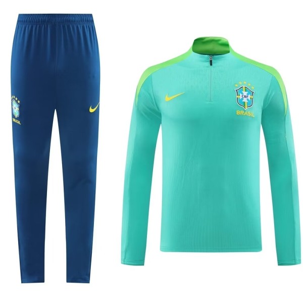 24-25 Brazil High Quality Half Pull Tracksuit