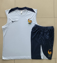 24-25 France High quality Tank Top And Shorts Suit