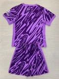 24-25 LIV Purple GoalKeeper Kids Soccer Jersey