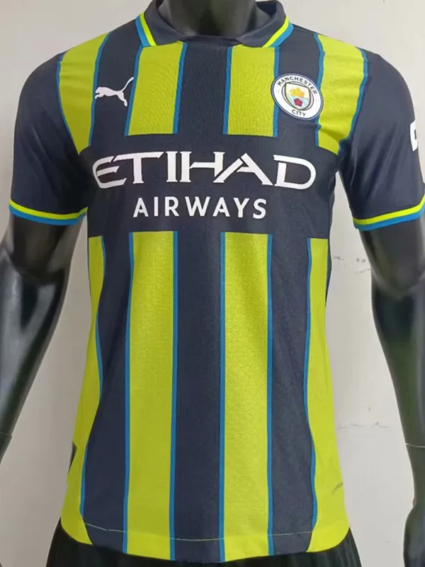 24-25 Man City Away Player Soccer Jersey