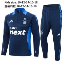 24-25 Nottingham High Quality Kids Half Pull Tracksuit