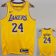 22-23 LAKERS BRYANT #24 Yellow Top Quality Hot Pressing NBA Jersey(圆领)