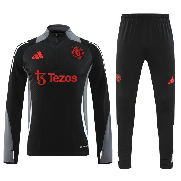 24-25 Man Utd High Quality Half Pull Tracksuit
