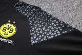 23-24 Dortmund High Quality Half Pull Tracksuit