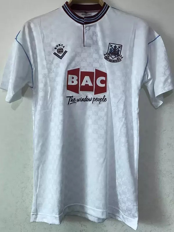 1989-1990 West Ham Away Retro Soccer Jersey