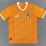 22-23 Cote d'Ivoire Yellow Fans Soccer Jersey