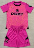 24-25 Wolves Pink GoalKeeper Adult Suit
