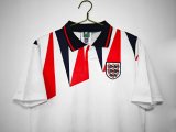1992 England Home Retro Soccer Jersey